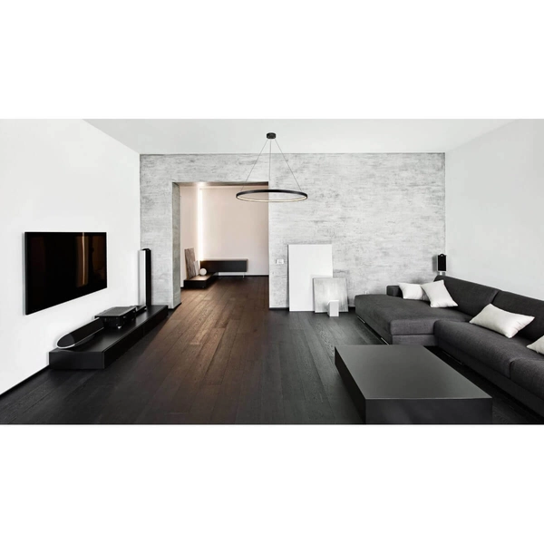 Lampa wisząca RING LP-909/1P L BK Light Prestige LED 48W 3000K metalowa 1-punktowa okrągły pierścień zwis czarny