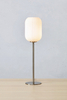 Szklana lampa na stół Cava 108561 Markslojd szklany klosz biały nikiel