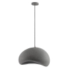 Salonowa lampa wisząca PALINZA LE45320 nad stół kopuła szara