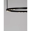 Lampa wisząca do salonu CARENSO LE45406 LED 34W 3000K ring czarny