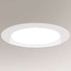 Wpust LAMPA sufitowa TOTTORI IL 8580 Shilo podtynkowa OPRAWA łazienkowa LED 10W 4000K do zabudowy IP44 biała