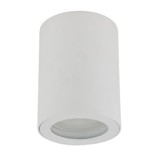 Sufitowa lampa natynkowa Ligno 10932 tuba okrągły IP44 biały