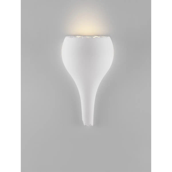 Gipsowa lampa ścienna CALMARO LE45567 do jadalni biała