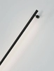 Minimalistyczna lampa ścienna Buin stick LED 20W 3000K czarna