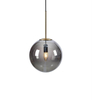 Wisząca lampa loftowa Dione 108268 ball nad stół przydymiona złota