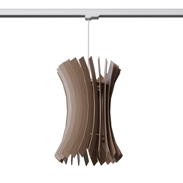 Lampa wisząca do systemu trójfazowego ORIANA MYL.00220 drewniana