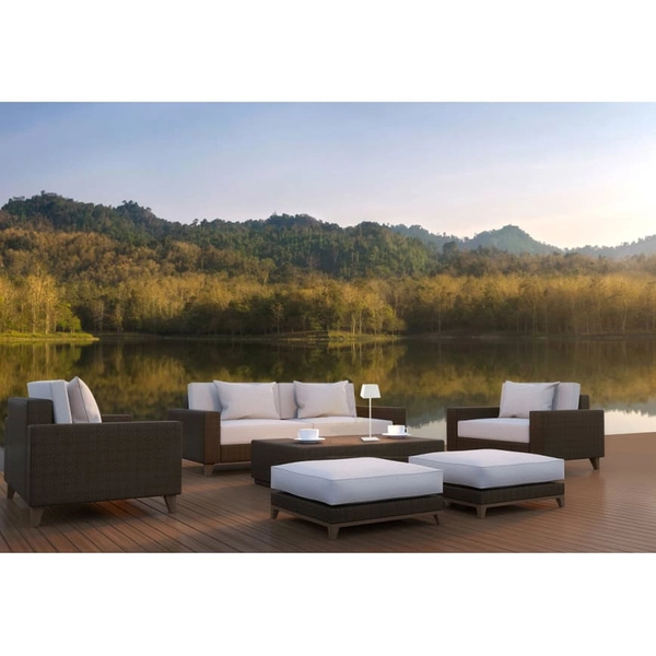 Lampa stołowa z abażurem Mahe 8397 Nowodvorski LED 2,2W 3000K IP54 na USB biała