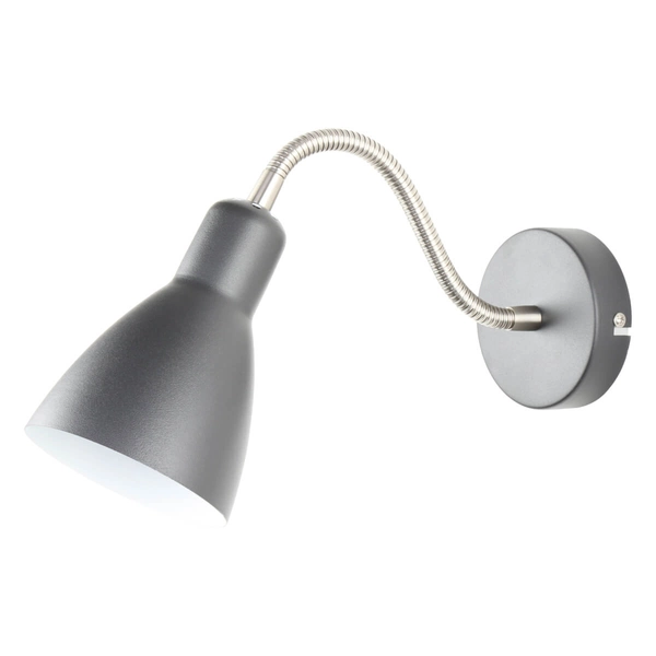 Kinkiet ścienny na peszlu Mora A6008 Zumaline metalowy do gabinetu czarny