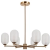 Klasyczna lampa wisząca Perano PND-4215-6A-HBR-SAT Italux antyczny brąz