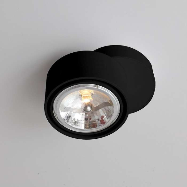 Plafon LAMPA sufitowa HIMI 1121 Shilo natynkowa OPRAWA metalowa czarna