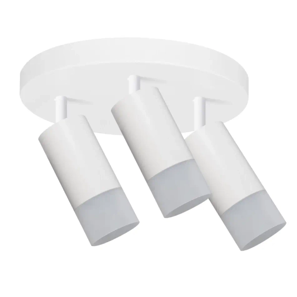 Potrójny plafon natynkowy Sonaya LP-2803/3C WH tubki biały