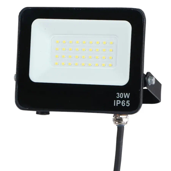 Przemysłowy reflektor EKN1621 LED 30W 4000K IP65 prostokątny czarny