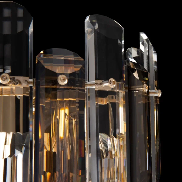 Lampa ścienna kryształowa glamour dekoracyjna złoty Flare OUTLET