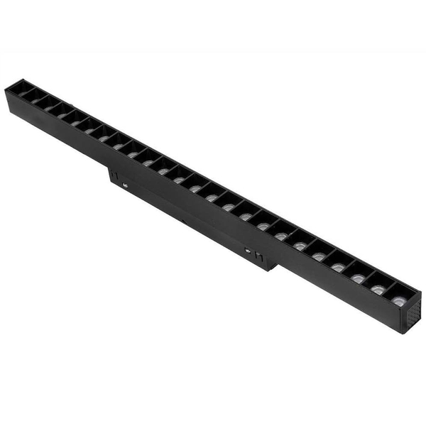 Szynowa lampa magnetyczna 3-fazowa 480 Domeno LED 24W 4000K metalowa czarna