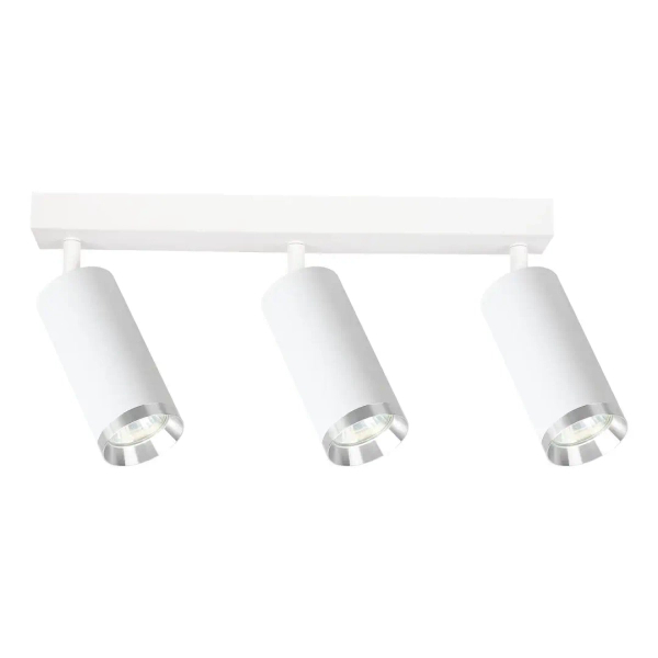 Cylindryczna sufitowa lampa Mica Spot ML2099 tubki do salonu biały