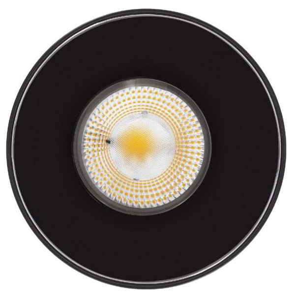 Okrągła LAMPA sufitowa IOS 8736 Nowodvorski metalowy downlight LED 20W 4000K tuba plafon do przedpokoju czarny