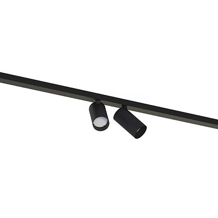 Czarna lampa natynkowa Mono 7844 nowoczesny spot do przedpokoju