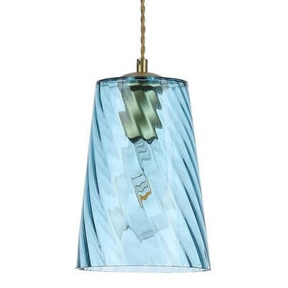 LAMPA wisząca AZURINE 5226 Rabalux szklana OPRAWA zwis niebieski złoty