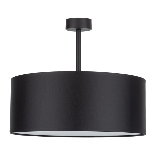 Minimalistyczna lampa sufitowa Rondo 4246 TK Lighting z tkaniny czarna