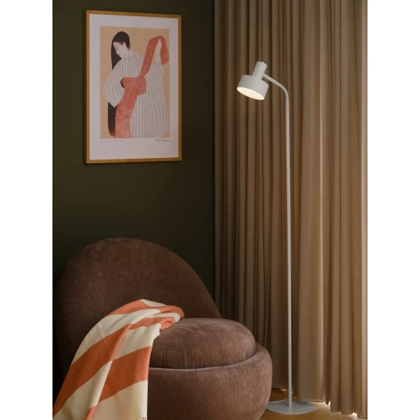 Lampa podłogowa do salonu Matis 2512244001 z regulacja biały