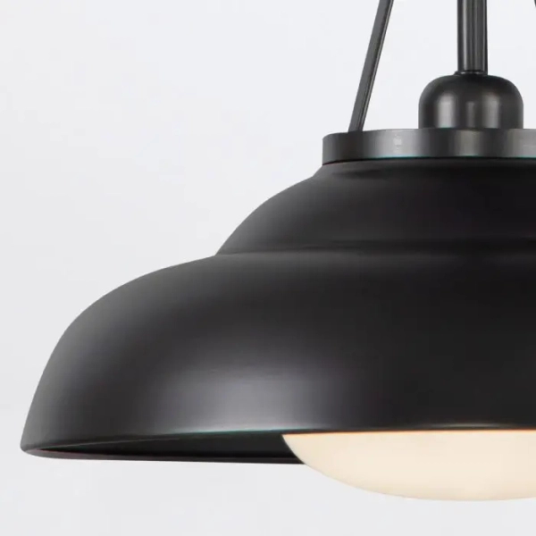 Wisząca lampa nad wyspę Palmetto QN-PALMETTO-P-M-UBZ do kuchni czarny