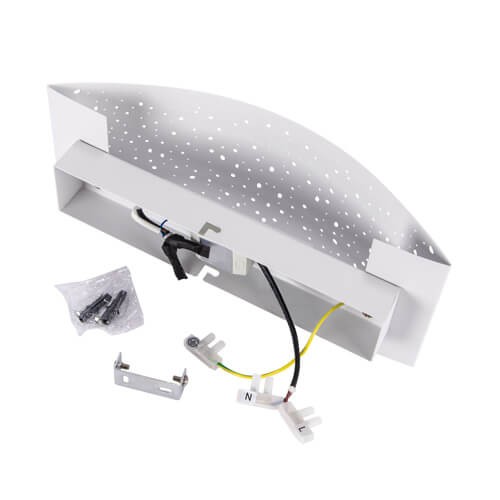 Kinkiet LAMPA ścienna MIGO 03285 Ideus metalowa OPRAWA ażurowa LED 5W 4000K biała