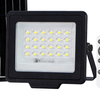 Lampa solarna ogrodowa Norla SLR-42563-50W Italux LED 50W 4000K IP65 czarna