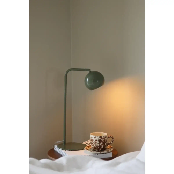 Regulowana lampa na stół Pop 109034 kula lakierowana zielony