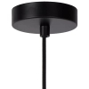 Szklana wisząca lampa Julius 34438/28/65 Lucide loftowa czarna złota
