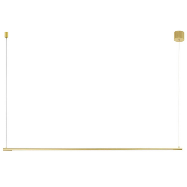 Wisząca LAMPA listwa BUGA LE41356 Luces Exclusivas minimalistyczna OPRAWA zwis LED 20W 3000K tuba złota