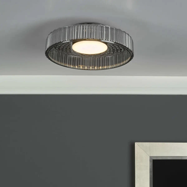 Ledowa lampa sufitowa Leena LEE5222 LED 16W 2700K okrągły przydymiony
