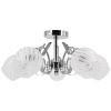 Sufitowa lampa sypialniana 7138/5 8C nad łóżko chrom
