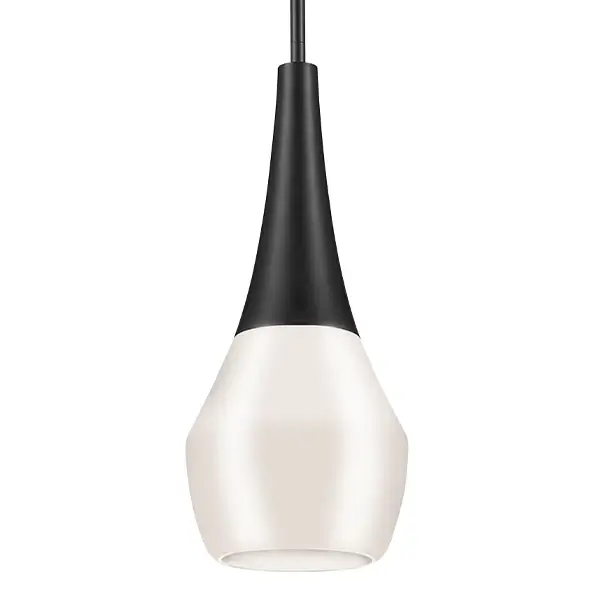 Wisząca lampa Deela KL-DEELA-P-BK nad wyspę kuchenną czarna biała