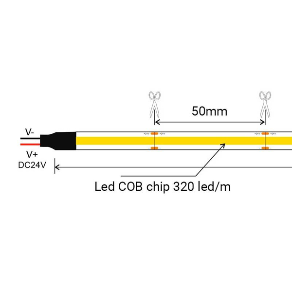 Sufitowa oprawa liniowa Line ABR-TL320120 Abruzzo LED 120W 3000K czarna