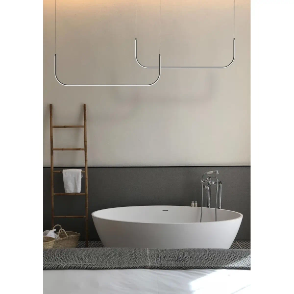 Podwójna listwa podwieszana Minima SMP0095-2 Step LED 40W 3000K czarna