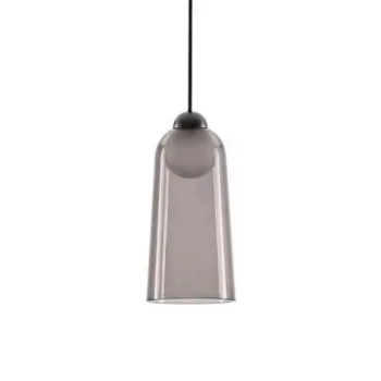 Szklana lampa wisząca TAVENCO LE45210 LED 5W 3000K czarna różowa