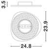 Przyścienna lampa na przedpokój APURE LE44375 LED 12W 3000K biały