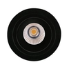 Kuchenna oprawa podtynkowa Hiden H0110 Maxlight LED 10W 3000K okrągła czarna