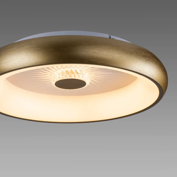 Lampa sufitowa na pilot VERTIGO mosiądz 14384-60 1xLED 29W 2700-5000K okrągła