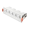 Podtynkowa liniowa lampa 1211 LED 10W 3000K metalowy biały