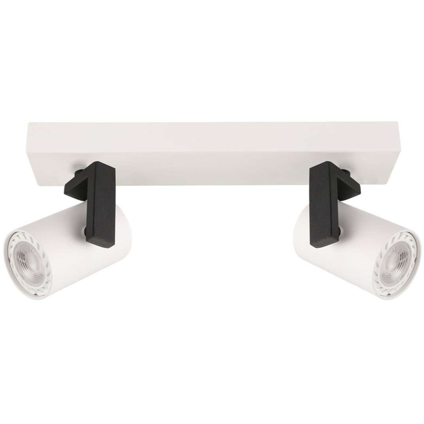 LAMPA sufitowa MOLA SPL-2846-2 WH Italux regulowana OPRAWA metalowe reflektorki na listwie plafon białe czarne