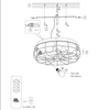 Plafon z wentylatorem VULKOR DL032-61105 RL Light loft druciak drewniany czarny