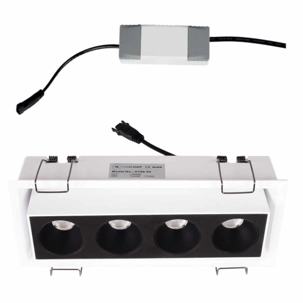 Wpust Modular H180.04 + HM180 4L + HT180 12W ON/OFF LED 12W 3000K czarny