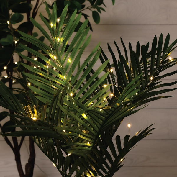 Girlanda solarna Micro EKO0624 LED 0,06W 3000K IP44 15m czarna