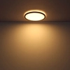 Nowoczesna LAMPA sufitowa SAPANA 41562-24B Globo okrągły plafon LED 24W 3000K do łazienki IP44 czarny