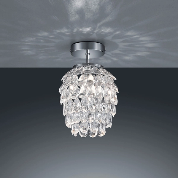 Lampa sufitowa kryształowa PETTY R60451006 RL Light ananas glamour chrom