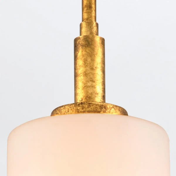 Podłużna zwisająca lampa Sawgrass QN-SAWGRASS-MP-DG-O szklana złota
