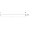Metalowa lampa ścienna ROCCO 283919032 Trio LED 13W 3000K listwa czarna