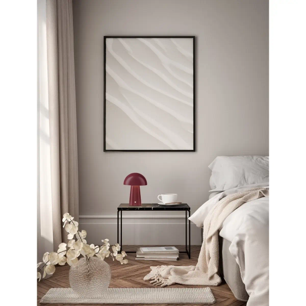 Lampa nocna grzybek CASTORO LE45587 LED 2W 3000K do sypialni czerwony