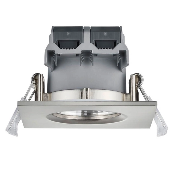 Sufitowa lampa kwadratowa ZAGROS 650610107 LED 5,5W 3000K IP65 nikiel